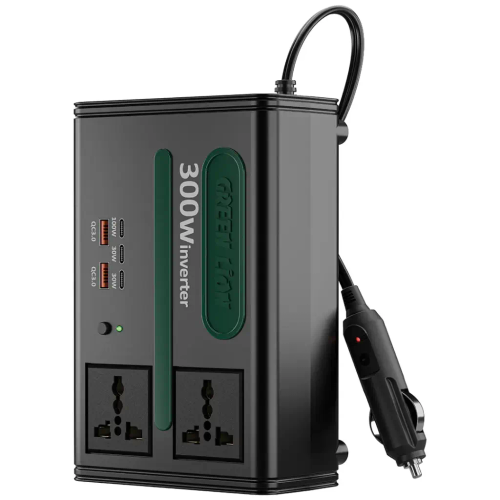 اینورتر خودرو گرین لاین مدل GCac-300 GNaGC300PINBK