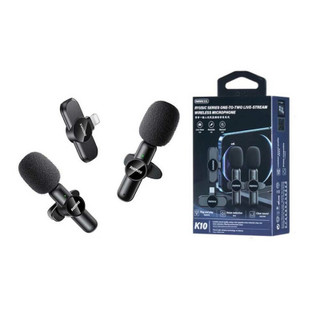 میکروفون وایرلس دو کاربره ریمکس K10 اورجینال | Remax Wireless Microphone K10