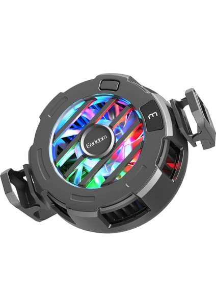 فن خنک کننده گوشی Earldom ET-F19 | کولر موبایل گیمینگ 15 وات با RGB