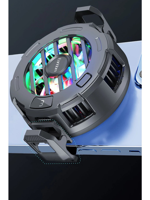 فن خنک کننده گوشی Earldom ET-F19 | کولر موبایل گیمینگ 15 وات با RGB